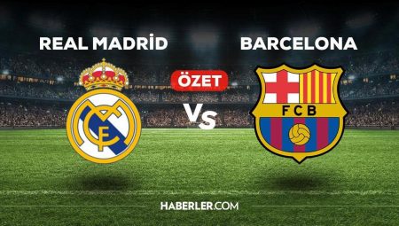 Real Madrid Barcelona maç özeti! (VİDEO) Real Madrid Barcelona maçı özeti izle! Real Madrid Barcelona maçı kaç kaç bitti?